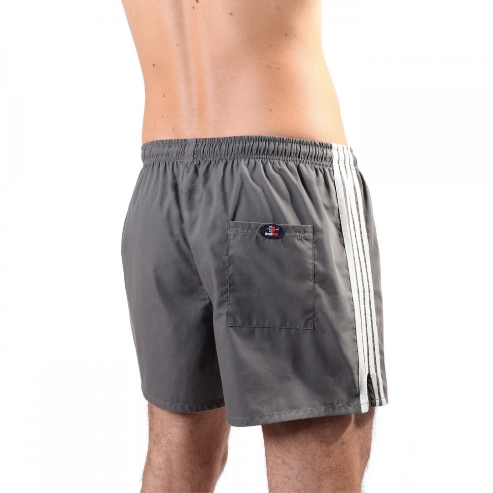 Men's shorts with stripes SP05 (Grey)