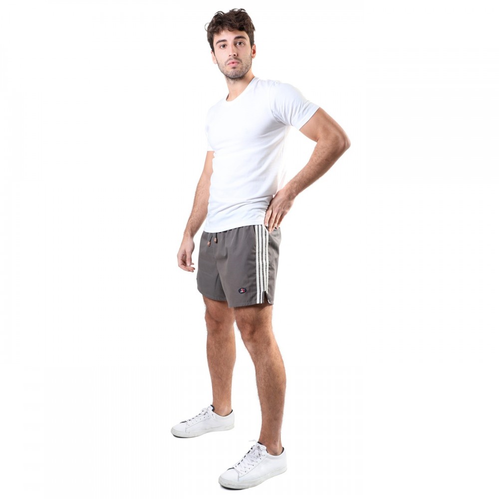 Men's shorts with stripes SP05 (Grey)