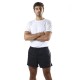 Men's shorts with stripes and pockets SP10 (Black)