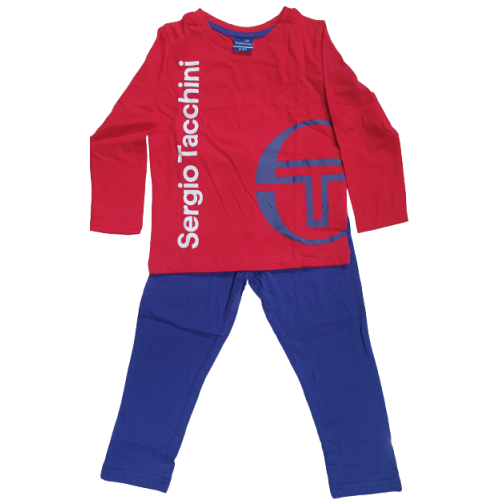 Zēnu pidžama Sergio Tacchini mod. 2433 Red-Marine