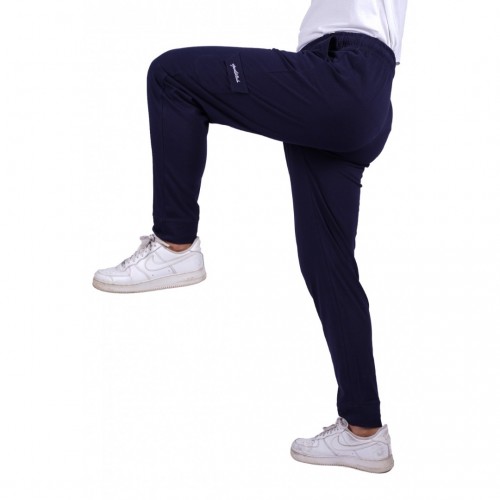 Vīriešu sporta bikses ar uzšuvumu PA18 (Blue Navy)