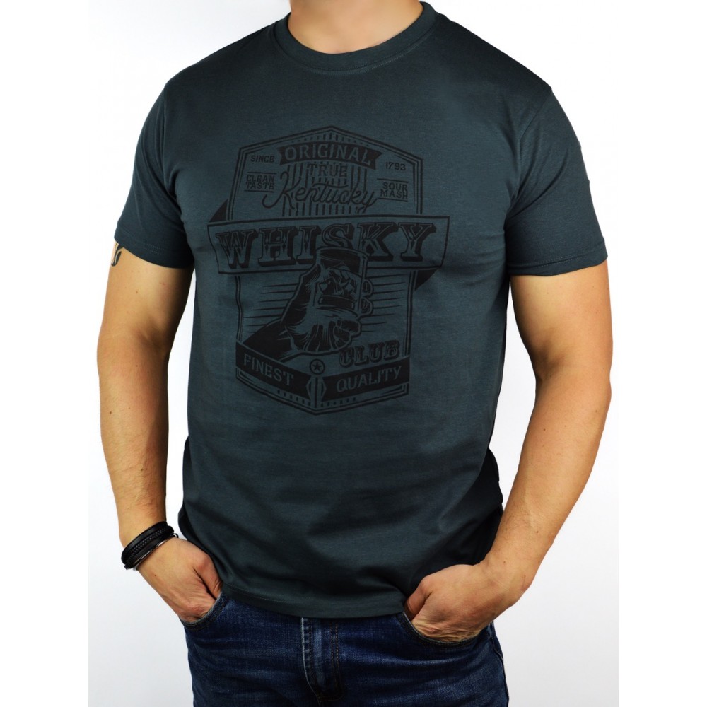 Noviti "Whiskey" T-shirt for men (grey)