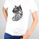 Women's T-shirt Noviti "Cat" (white)