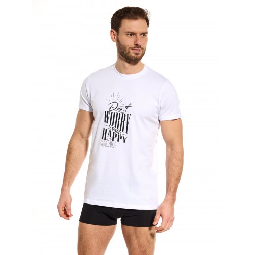 T-krekls "Don't Worry Beer Happy" TT021 (Balts)