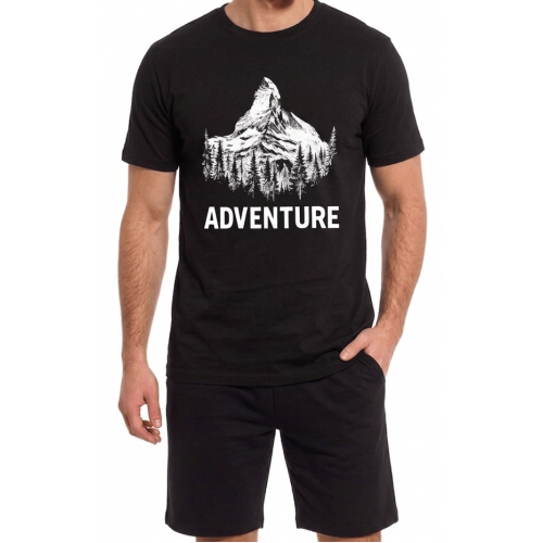 T-krekls "Adventure" TT036 (Melns)