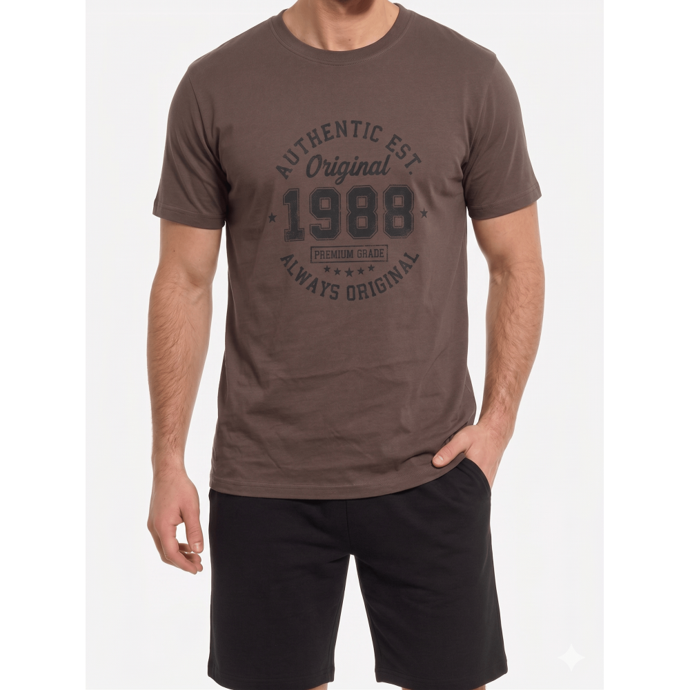T-krekls "1988" TT041 (Tumši bēšs)