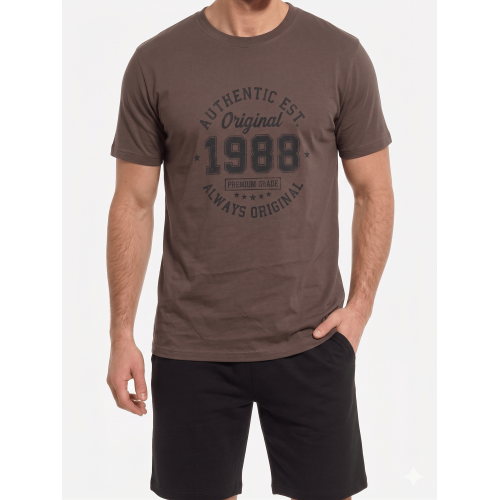 T-krekls "1988" TT041 (Tumši bēšs)