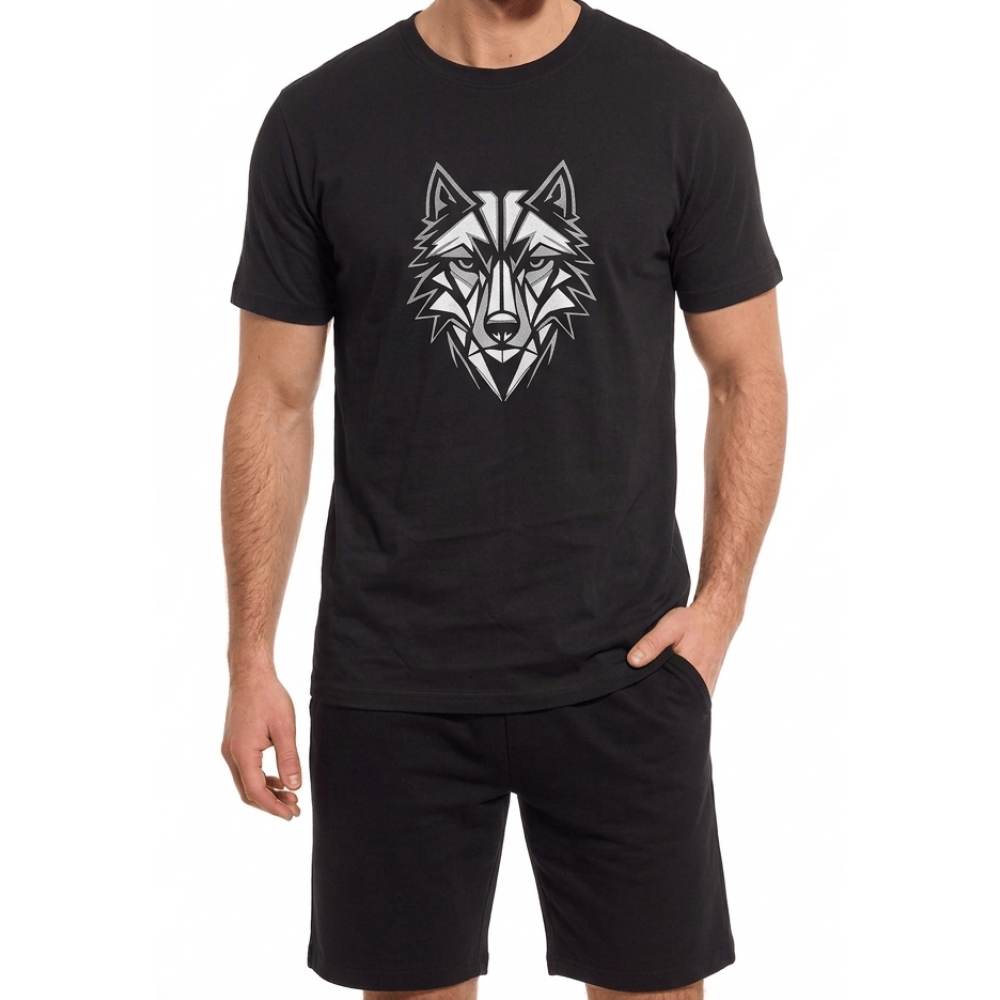 T-krekls "Wolf" TT045 (Melns)
