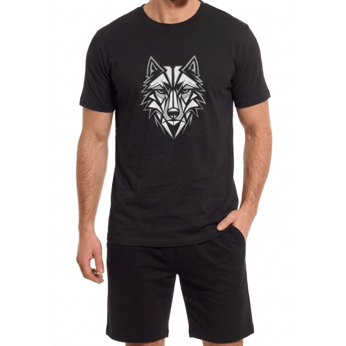 T-krekls "Wolf" TT045 (Melns)