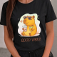 Women's T-shirt "Capybara Vibes" TT049 (Black)