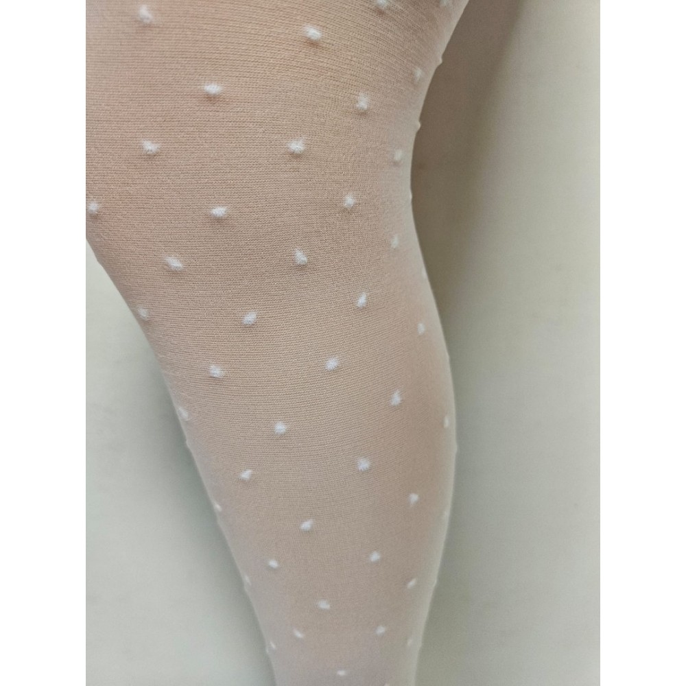 Girls' tights with polka dot pattern YoClub 45 (20 den)