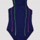 Girls' sport swimsuit Yoclub KD-018 (Navy Blue)