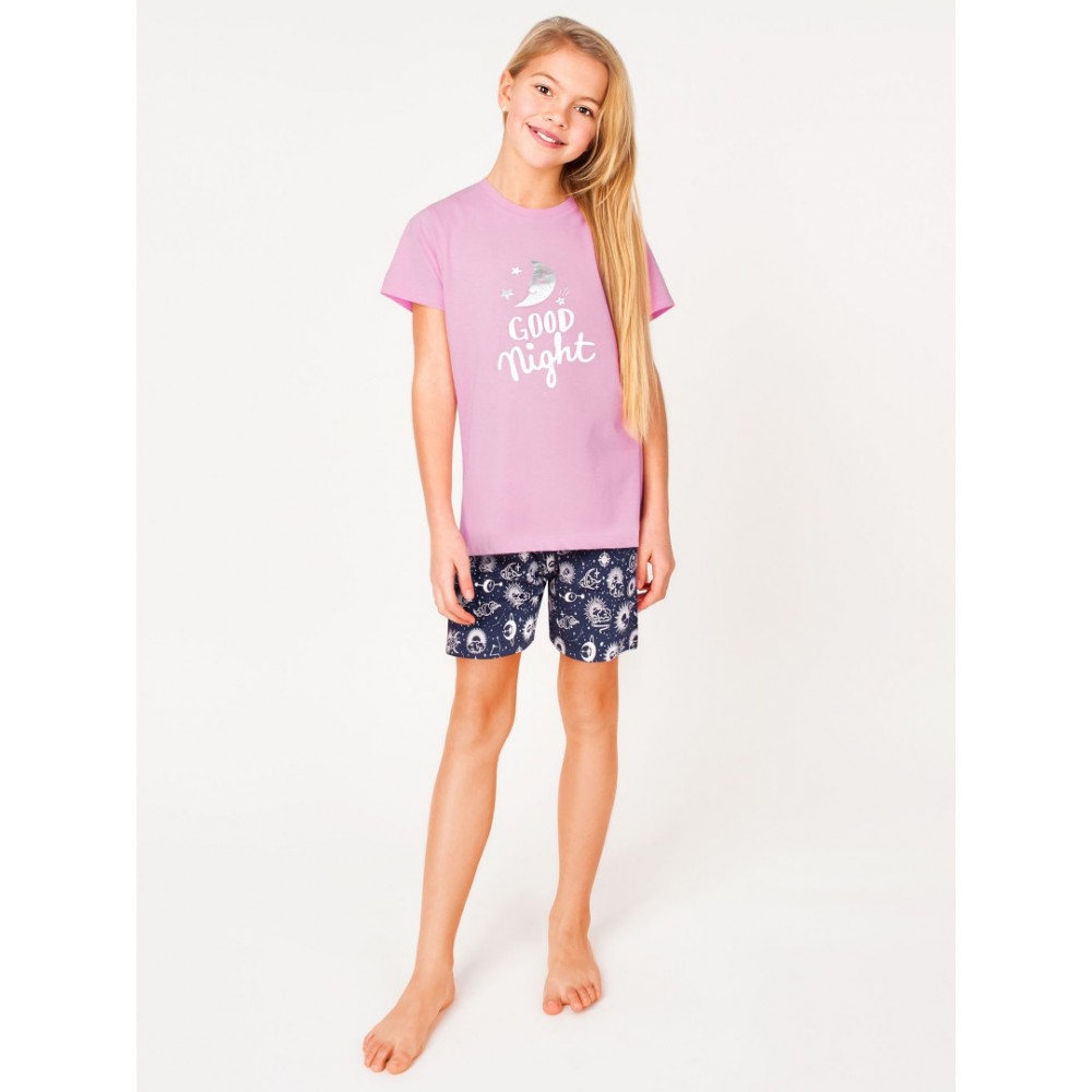 PJD-022 Пижама для девочек YOCLUB (Розовая)