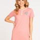 Женская ночная рубашка YOCLUB (Розовая)