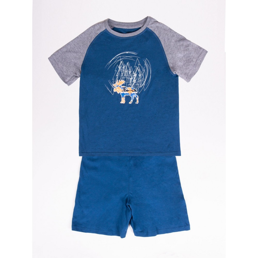 Zēnu pidžama YOCLUB (Zilā krāsā)