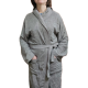 Women's or men's robe with hood (Brown)