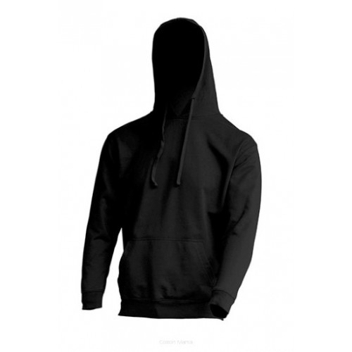 762 Vīriešu jaka ar kapuci "Kangaroo" (Black)