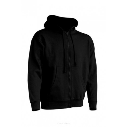 761 Vīriešu jaka ar kapuci "Hooded" (Black)