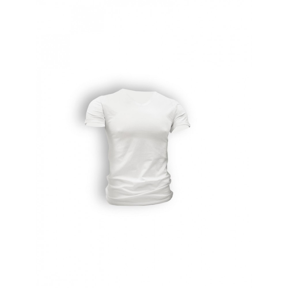 Мужская футболка INTIMAMI V-образным вырезом, белая 