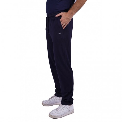 Men's sweatpants with "SM" embroidery PA12 MAXI (Blue Navy)