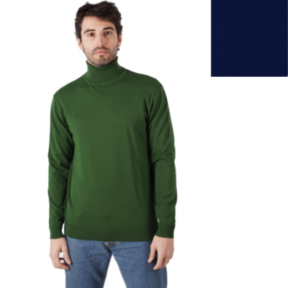 Men´s turtleneck sweater, mod. 768 (Blue Navy)