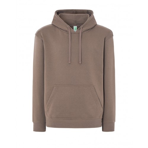 762 Men´s jacket with a hood "Kangaroo"  (Brown)