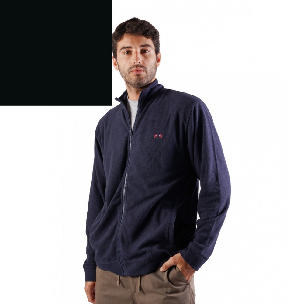 Men's Micro Fleece jacket U-33  (Nero)