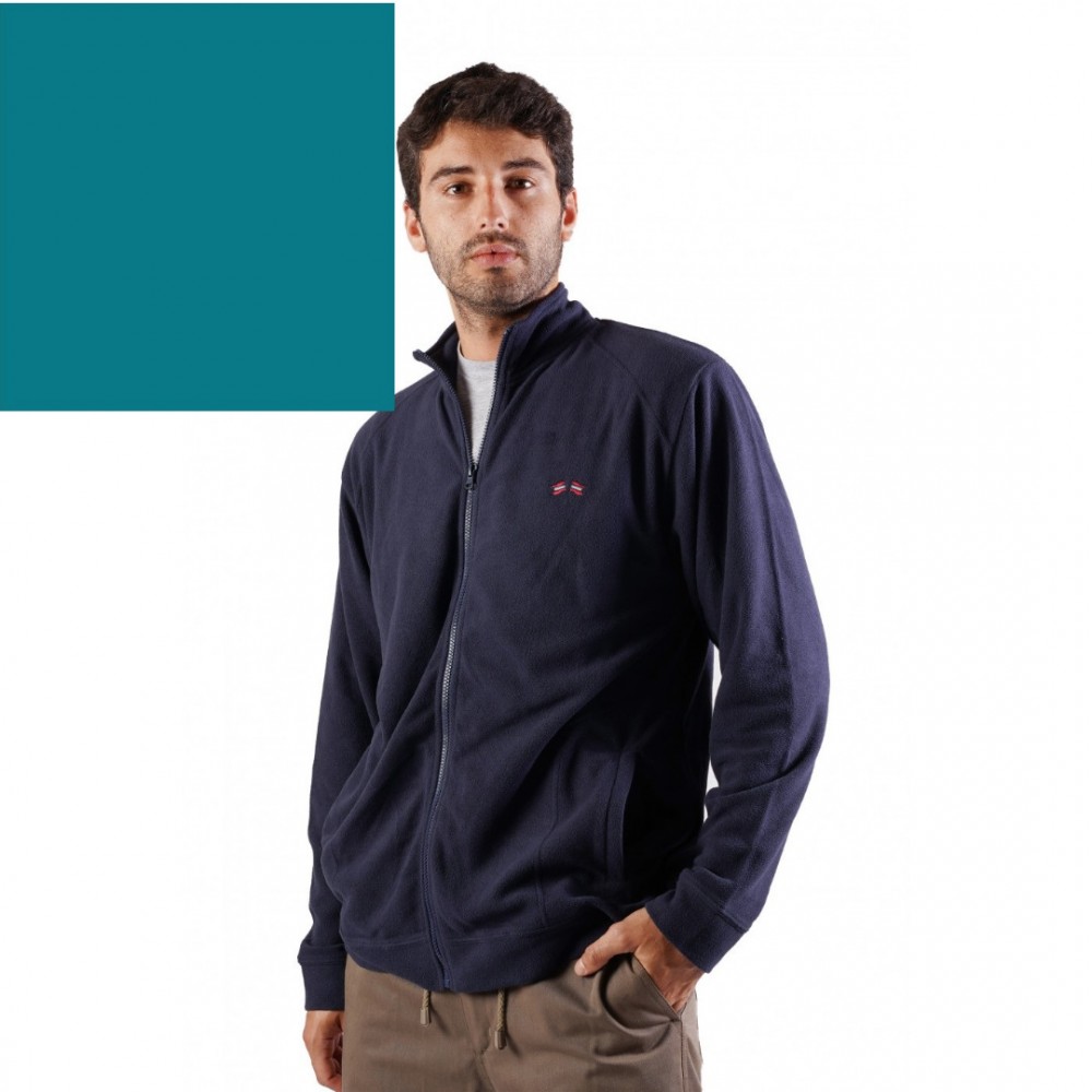 Men's Micro Fleece jacket U-33  (Petrolio)